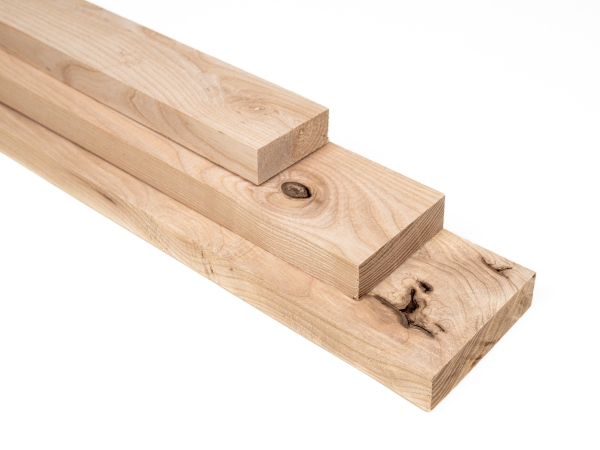 Houten lamel Essen Rustiek 24x100mm 40-200cm Plint Lijstwerk Onderconstructie